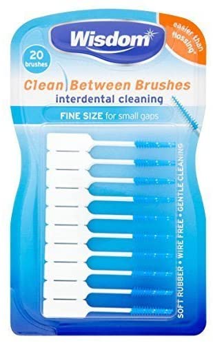 Wisdom Clean Between Interdental Brushes: Fine - Blue (20)