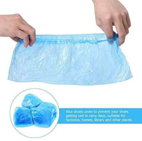 Disposable Shoe Covers for Medical Protection 100 Pack (50 Pairs)