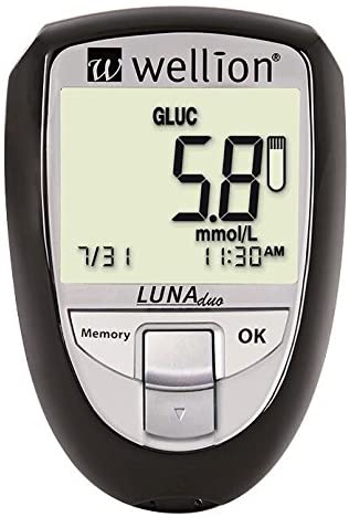 Cholesterol and Glucose monitor ideal for home monitoring