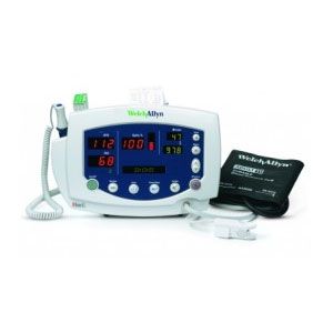 Welch Allyn 53STP-E4 Vital Signs Monitor 300 Series with Blood Pressure Monitor & SPo2 (Masimo) & Temperature & Printer