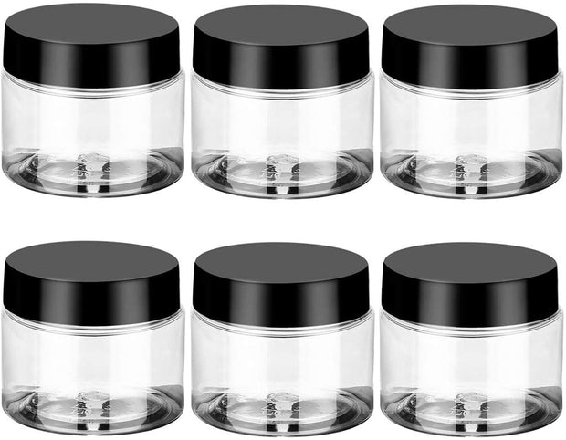 Sample Glass, Plastic, With Lid, 60 ml - Pack of 6