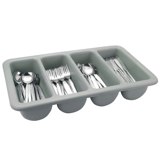 Cutlery Tray Grey Plastic