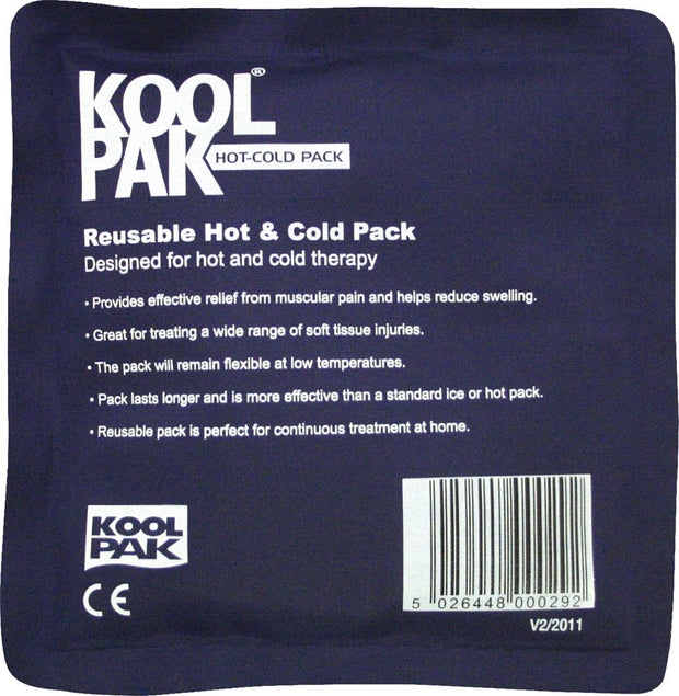 Koolpak Luxury Reusable Hot & Cold Pack 13 x 14cm