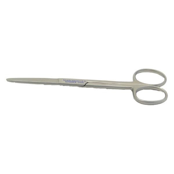 Instrapac Dressing Scissors 5" Sharp/Blunt Disposable