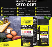 Ketone Test Strips - Keto Urine Test Sticks - 125 Strips Pack