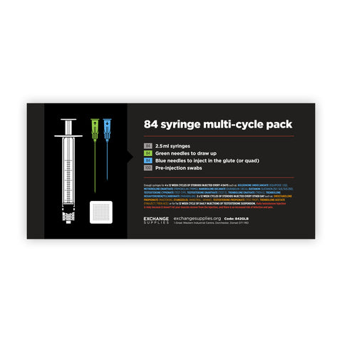 Steroid Multi-Cycle Pack | 84 Syringes - Pack of 10