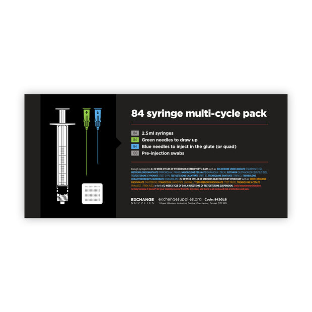 Steroid Multi-Cycle Pack | 84 Syringes - Pack of 10
