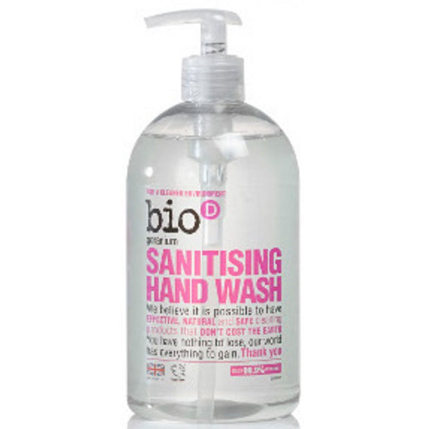 Bio-D Geranium Sanitising Hand Wash 500ML