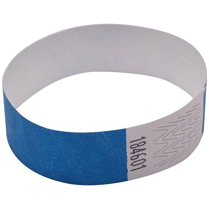 Announce ID Wrist Band  Bracelet 19mm Blue (Pack of 1000)