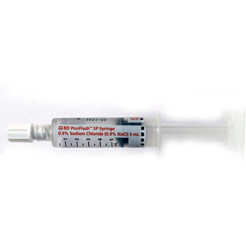 BD Saline Filled 5ml Syringe SP Pack of 30