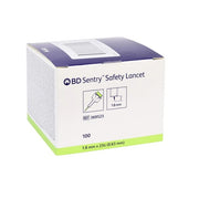 BD Sentry Safety Lancet 23g 1.8mm Pack of 100