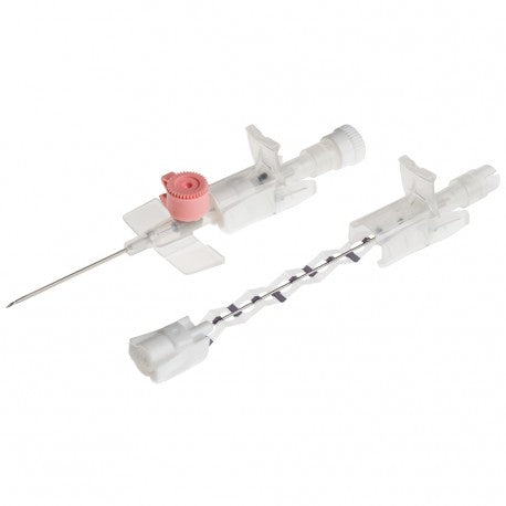 BD Venflon Pro Shielded IV Cannula With Injection Port 20g Pink 32mm Pack of 50