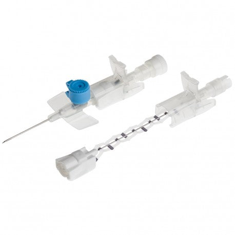 BD Venflon Shielded IV Cannula With Injection Port 22g Blue 25mm Pack of 50
