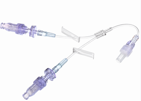Bbraun Double Caresite With Back Check Valve Box of 100