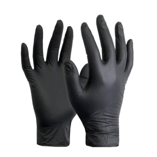 Nitrile Gloves – Black -100pcs