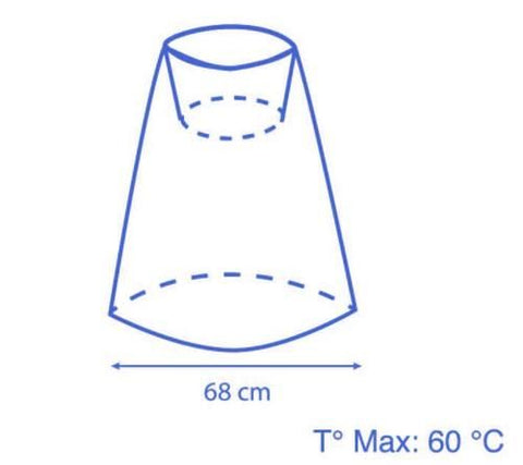 Clear Thermo Cover Transparent 68 cm