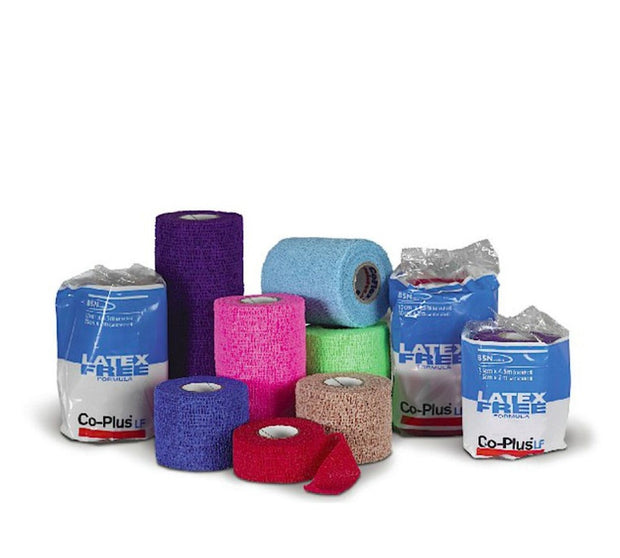 Cohesive bandage 10cm x 4.5m Mixed Colours Pack of 18