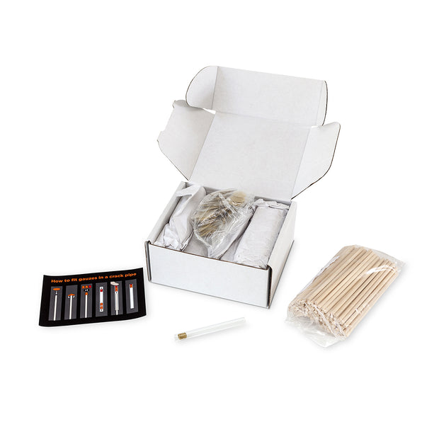 Crack Pipe Kits (Box of 100) - Pack of 2