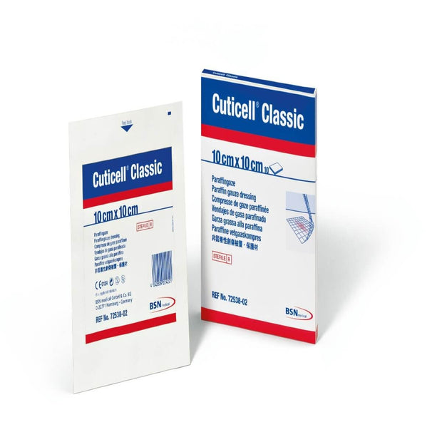 Cuticell Classic Sterile (Individually Sealed) - Wound Dressings 10cm x 10cm Pack of 100
