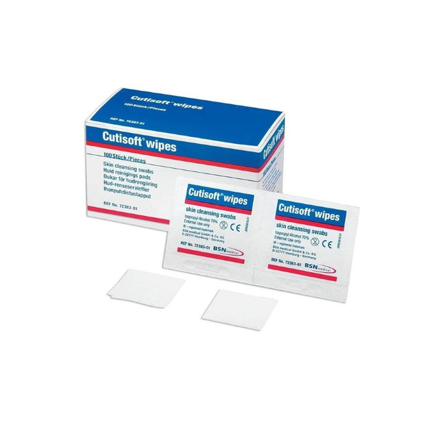 Cutisoft Wipes - Pre Injection Swabs Box of 100