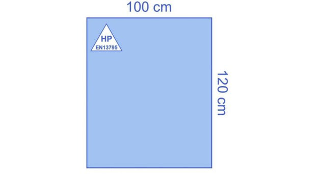 Essential Drape Sheet 100 x 100 cm