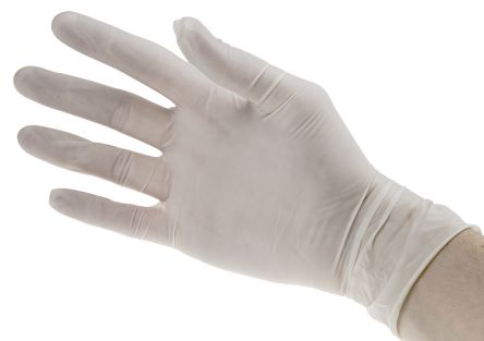 PolycoDisposable Gloves, White Latex (Box-100)