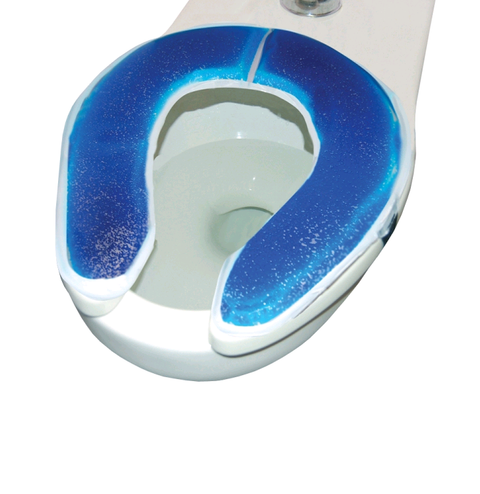 Pressure-Relieving Gel Pad for Toilet and Commode Seats