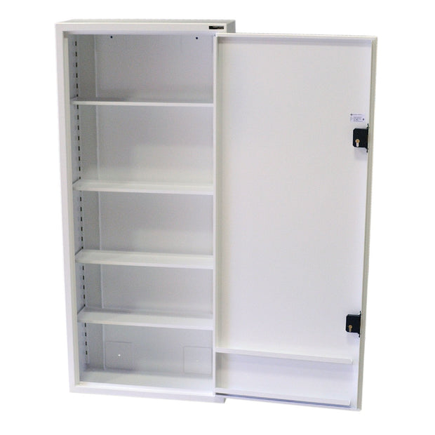 Controlled Drugs Cabinet 1750 X 760 X 300mm | 4 Shelves (Adjustable) 1 Door Shelf | R/H Hinge / Warning Light