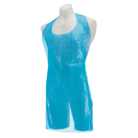 Healthgard Disposable Plastic Aprons Flat 27 X 47 Inch Blue - Pack of 1000