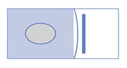 Invisishield Aperture Drape With Pouch  47 X 23 cm, Adh Fen 11 X 9 cm