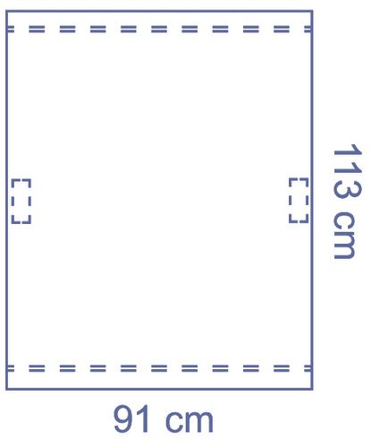 Invisishield Fluoroscope Drape Cover 91 x 113 cm
