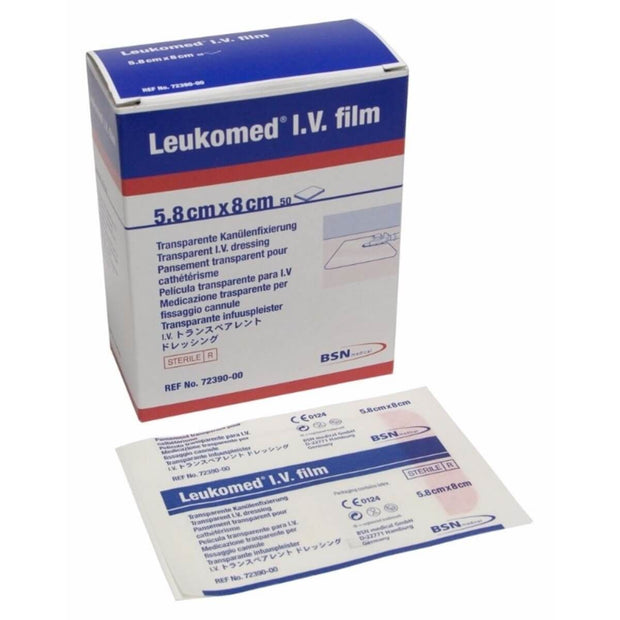 Leukomed IV - Transparent Dressing 7cm x 9cm Pack of 50