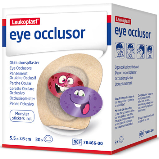 Leukoplast Eye Occlusor Junior 4.7cm x 6.7cm Pack of 30