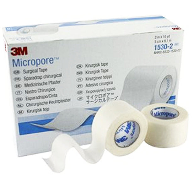Micropore Surgical Tape 1'' Inch Paper Tape [2.50 cm x 9.14 m/ 10 Yds ]  S/Free