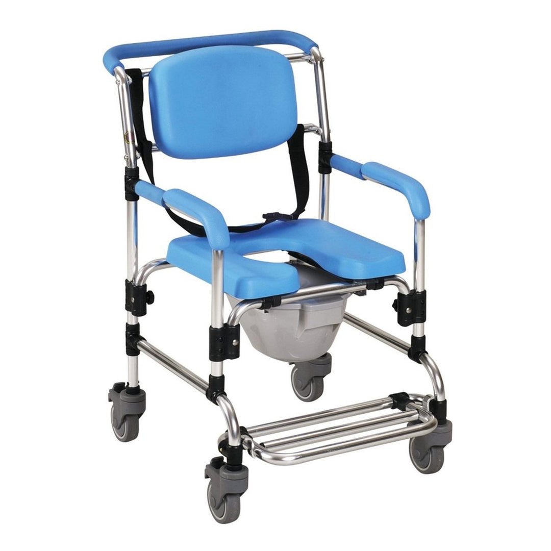 Ocean Wheeled Shower Commode Chair Ovilcare