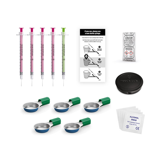 Five/One Fixed kit (5 Nevershare 1ml, and 5 Stericups) - Pack of 100