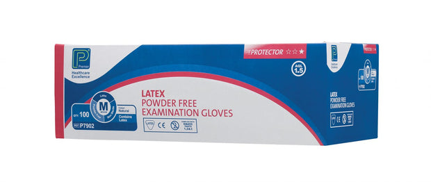 Latex Powder Free Gloves - Pack of 100