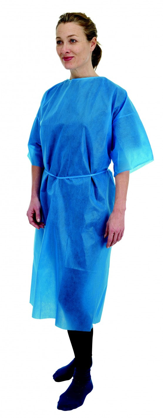 Premier Blue Short Sleeve Gowns - Pack of 50