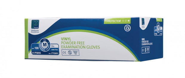 Safecare PPE Vinyl Powder Free Glove - Pack of 100
