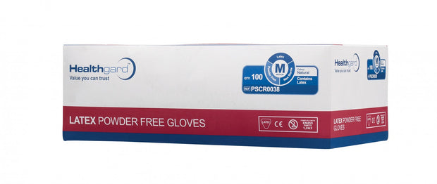 Latex Powder Free Gloves - Pack of 100
