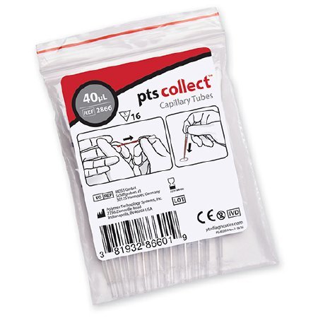 PTS Capillary Tubes 40 µL- 16 Pipettes