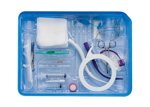 Portex Percutaneous Dilation Kit With Blu Suctionaid Tracheostomy Tube