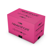 2ml Nevershare Syringe: Pink - Pack of 100