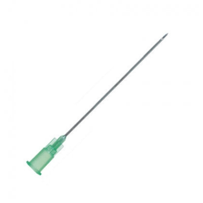 B Braun Sterican Single Use Intravenous, Intramuscular, Hydrous SOL Needles Long Bevel 21gx1 1/2" Box of 100