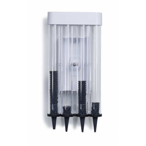 Wall Mounted – Tip Dispenser with 4 tubes