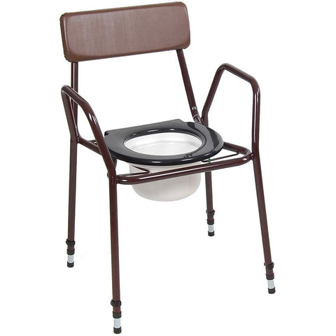 Harvest Stackable Adjustable Commode Chair