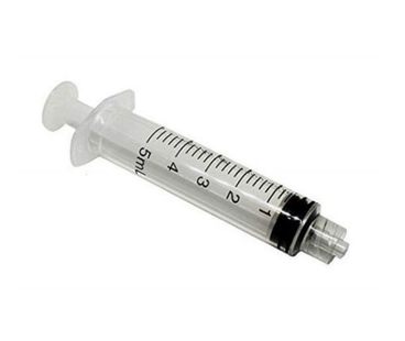 Luer-Lock Syringes 5 ml - Pack of 100