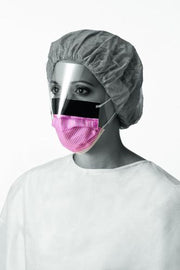 Type IIR Procedural Facemask Thin Anti-Fog Strip With Earloop, Purple
