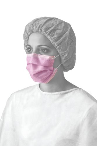 Type IIR Procedural Facemask Thin Anti-Fog Strip With Earloop, Purple