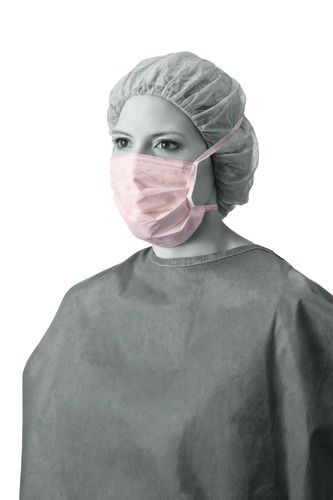 Type II Surgical Facemask Ties, White For Sensitive Skin